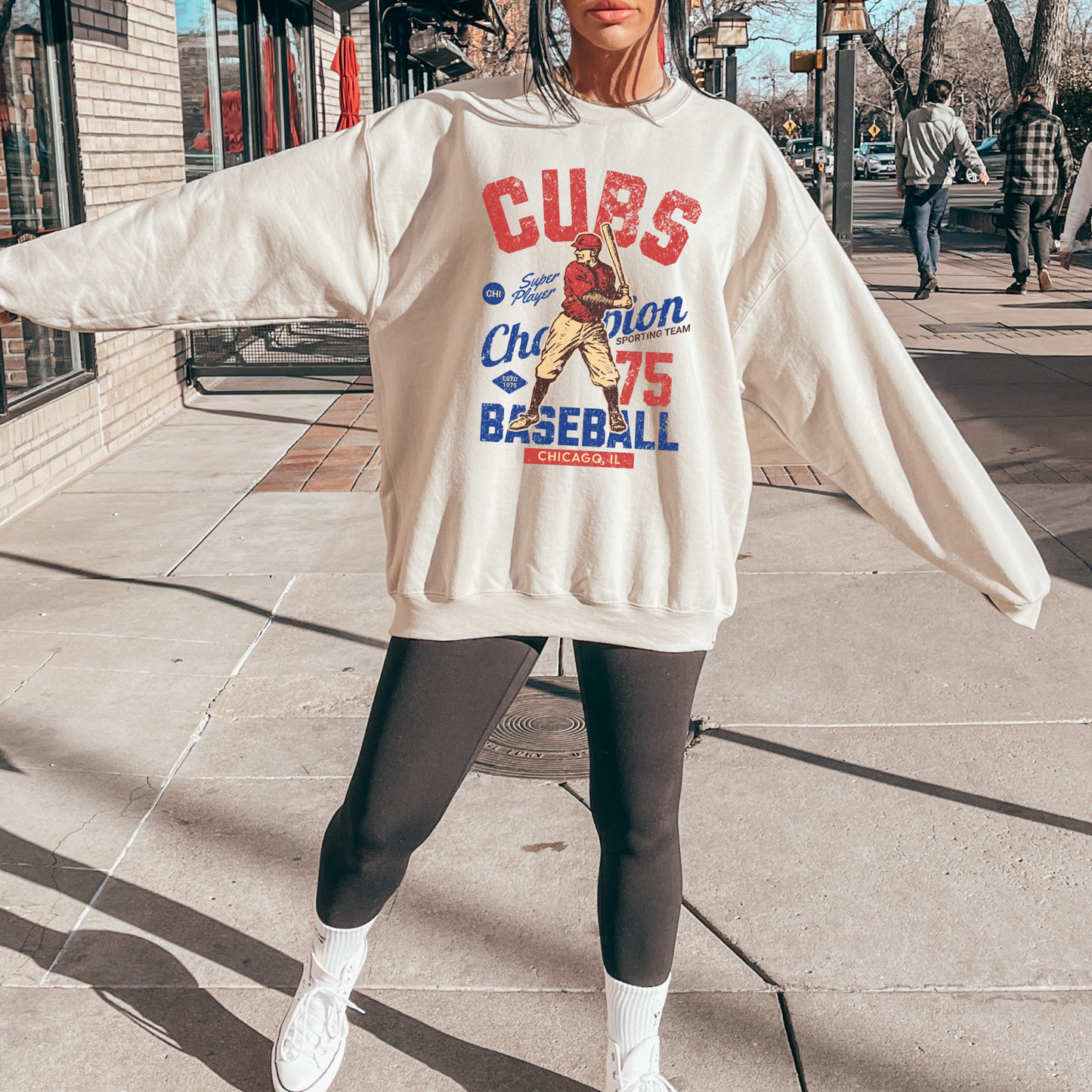 Vintage Inspired Baseball Crewneck