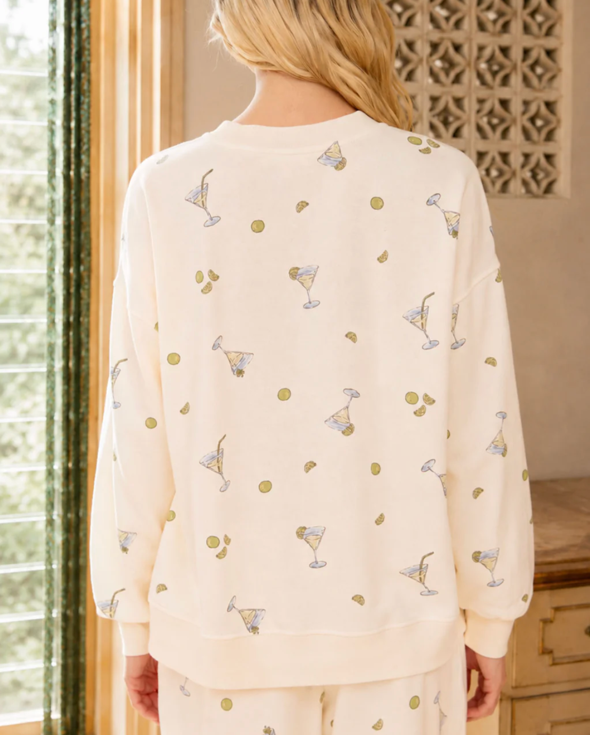 The Martini Queen Crewneck