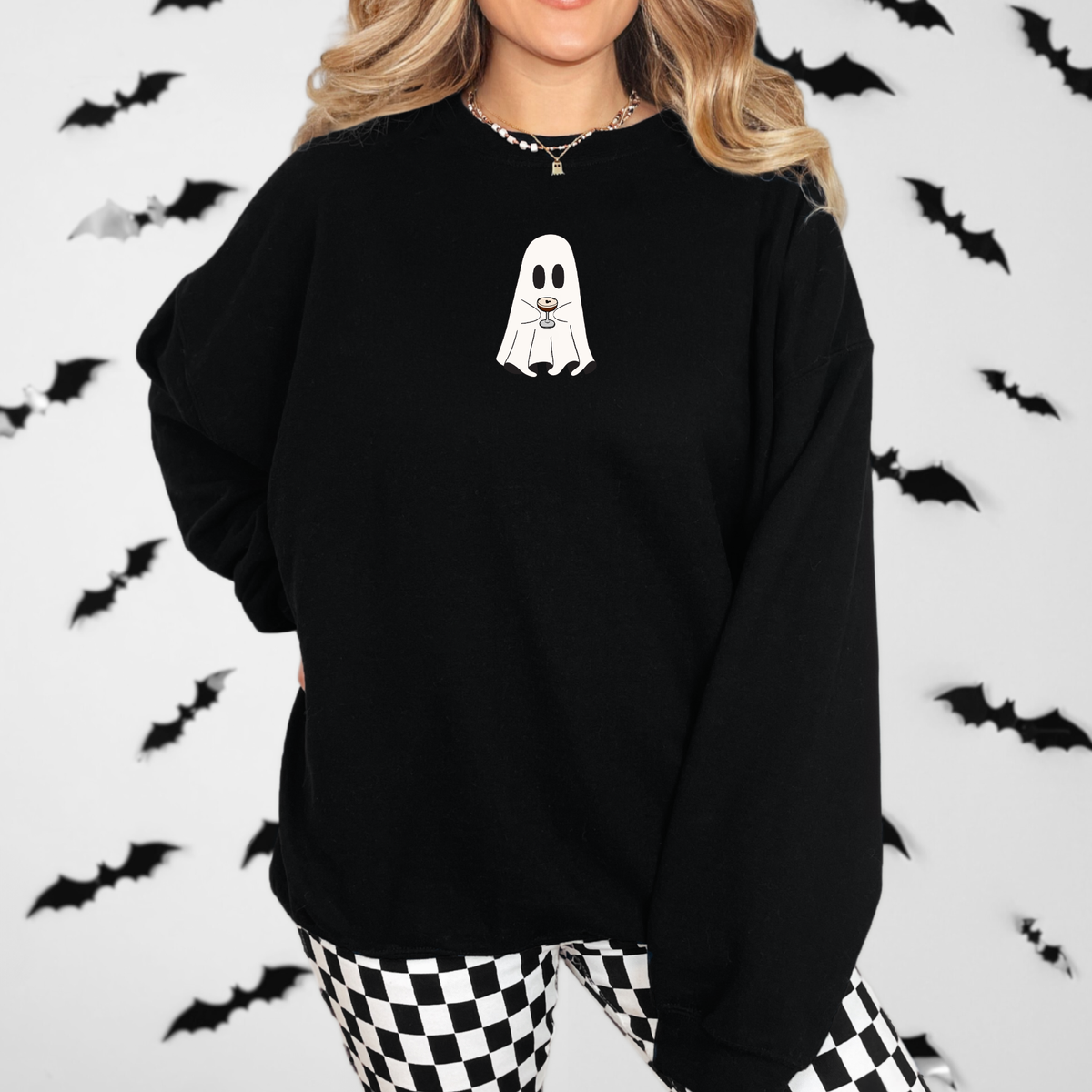 Espresso Martini Ghost Crewneck