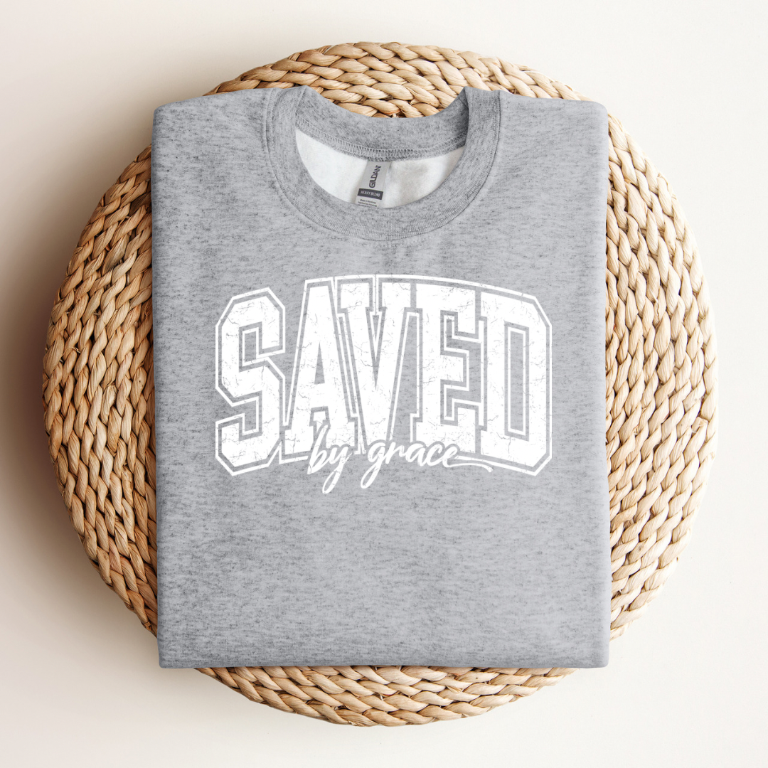 Saved by Grace Crewneck Sweatshirt