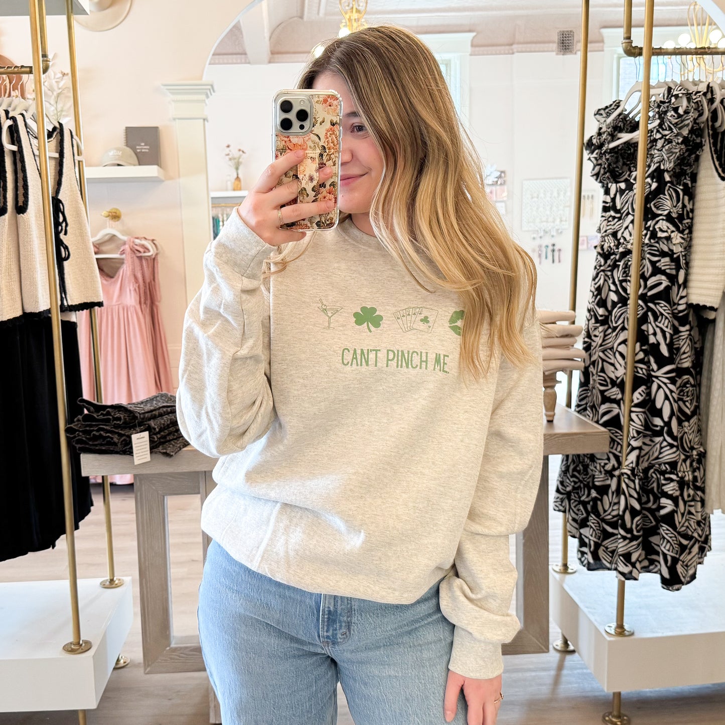 Can’t Pinch Me Crewneck