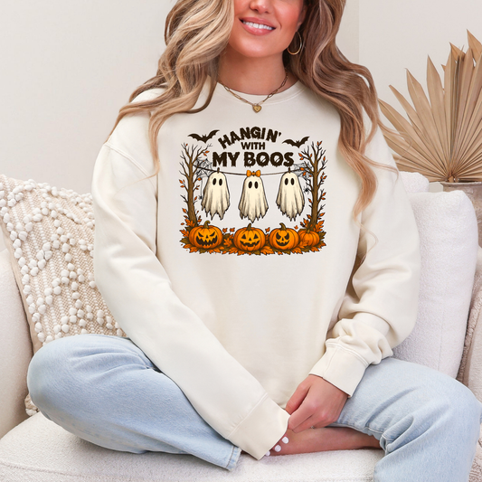 Hangin' With  My Boos Crewneck