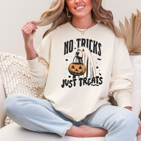 No Tricks Just Treats Crewneck Sweatshirt