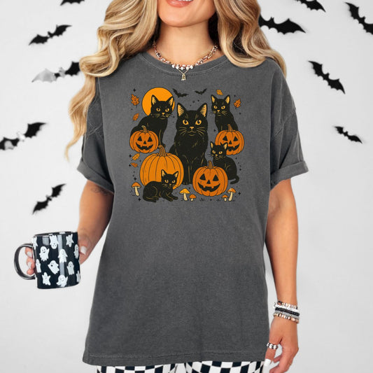Black Cats Spooky Tee