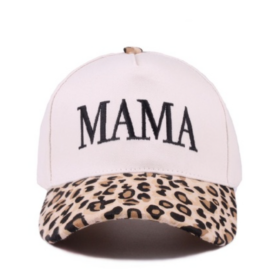The Mama Trucker Hat - Leopard