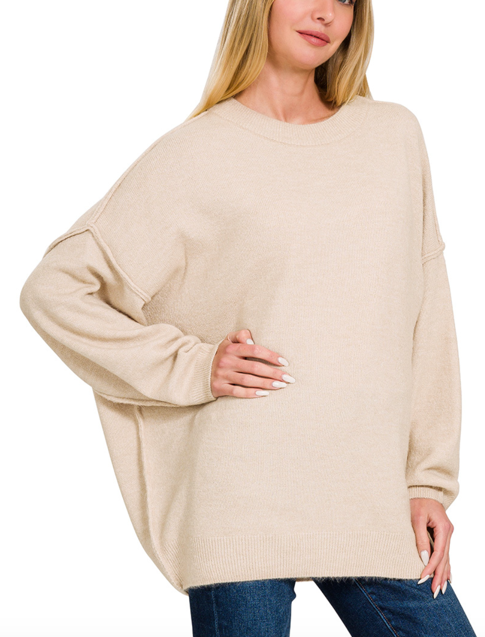 The Penny Sweater - Cream
