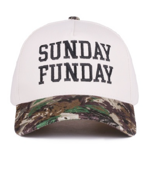 Sunday Funday Trucker Hat - Camo